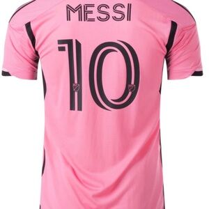 Inter Miami CF Messi original jersey Pink and Black Sports Top
